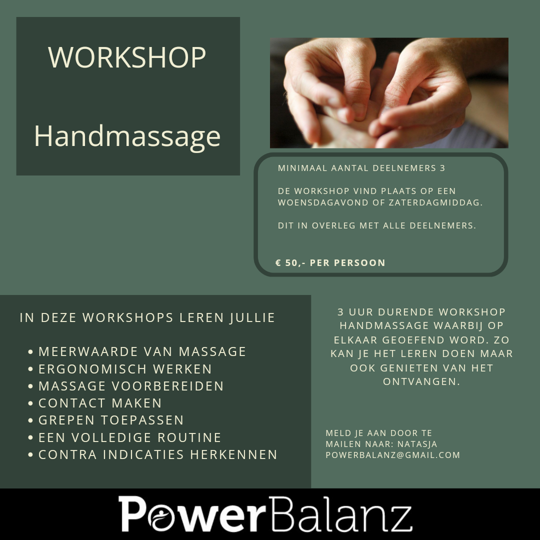 Handmassage workshop