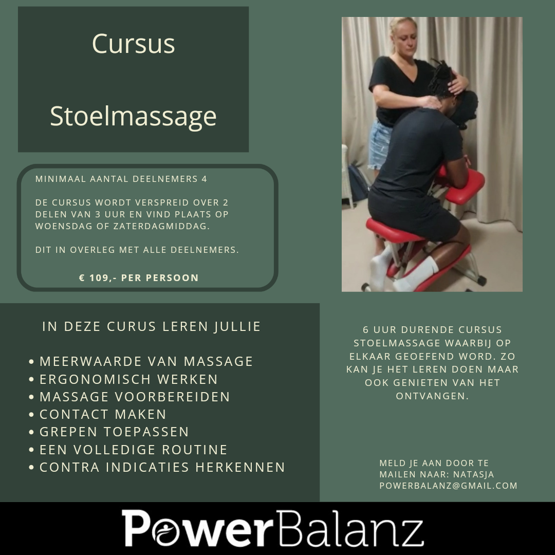Stoelmassage workshop